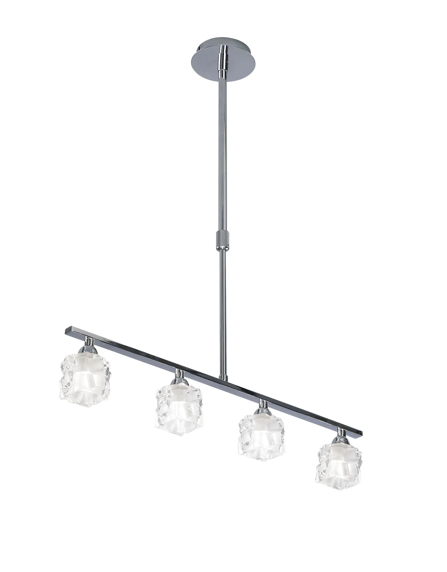 Ice Polished Chrome Ceiling Lights Mantra Linear Fittings